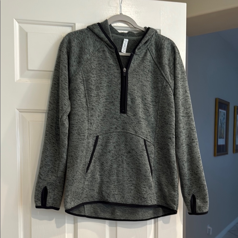 Ideology Green Women's half zip hoodie M